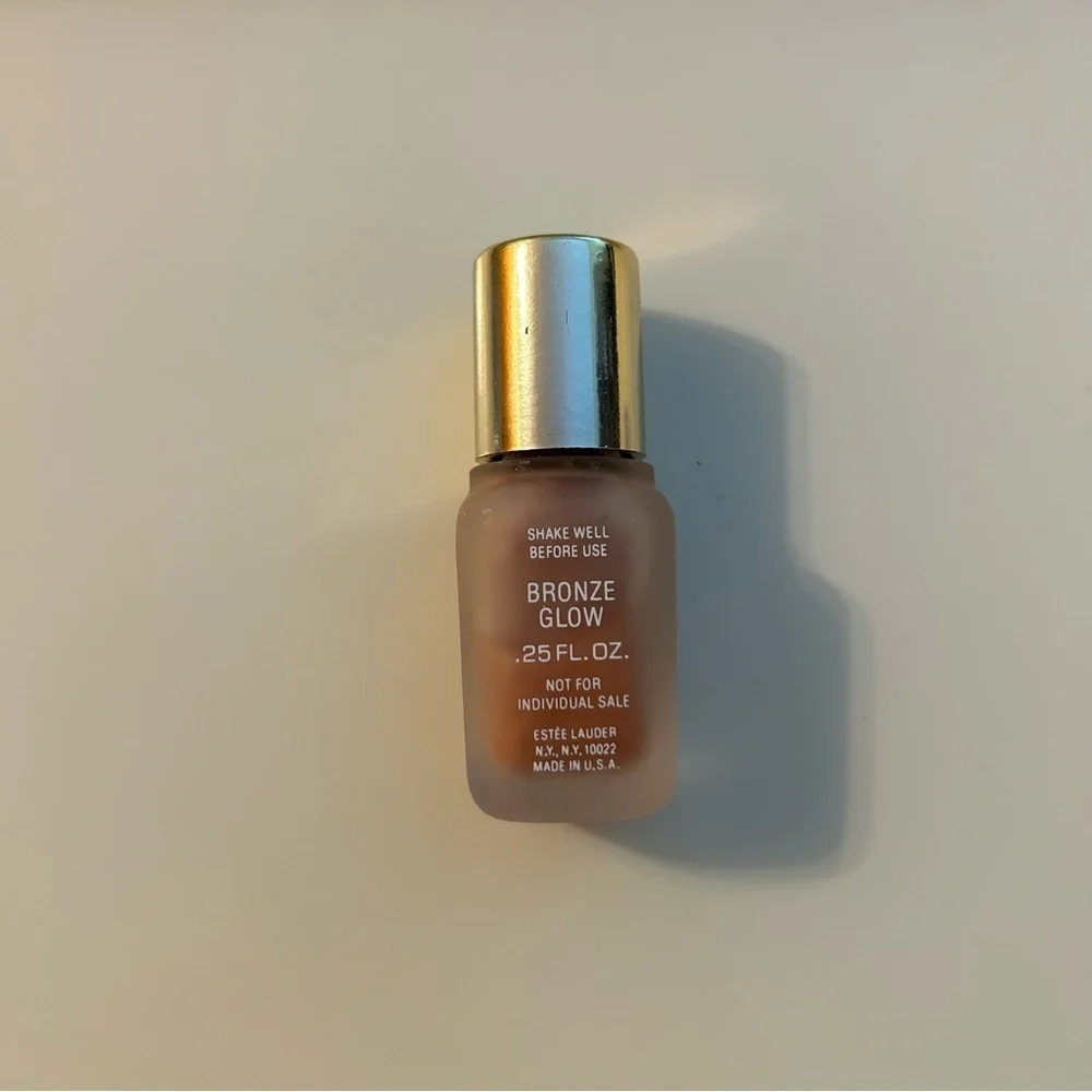 Estée Lauder vintage color wash liquid blush mini bottle bronze glow rare .25 oz